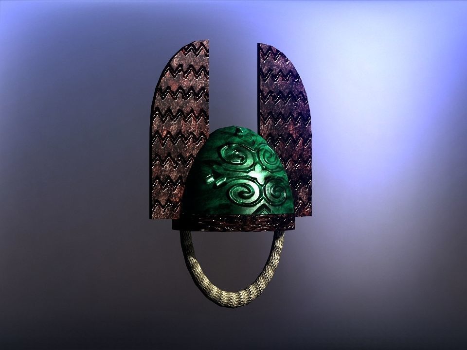 Simple Berserk helmets collection Low-poly 3D model_26