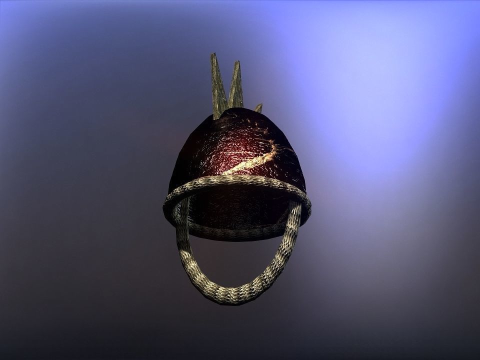 Simple Berserk helmets collection Low-poly 3D model_9