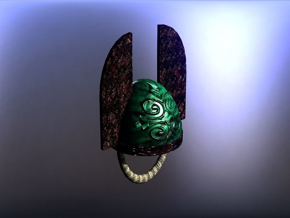 Simple Berserk helmets collection Low-poly 3D model_31