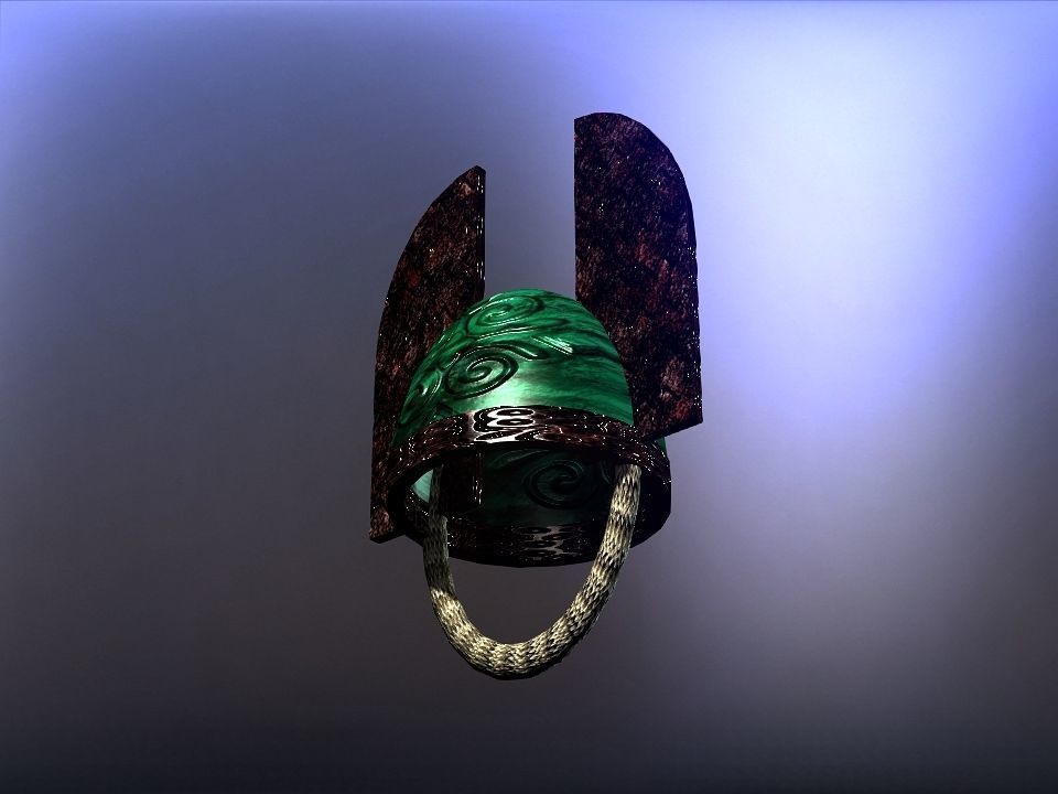 Simple Berserk helmets collection Low-poly 3D model_33