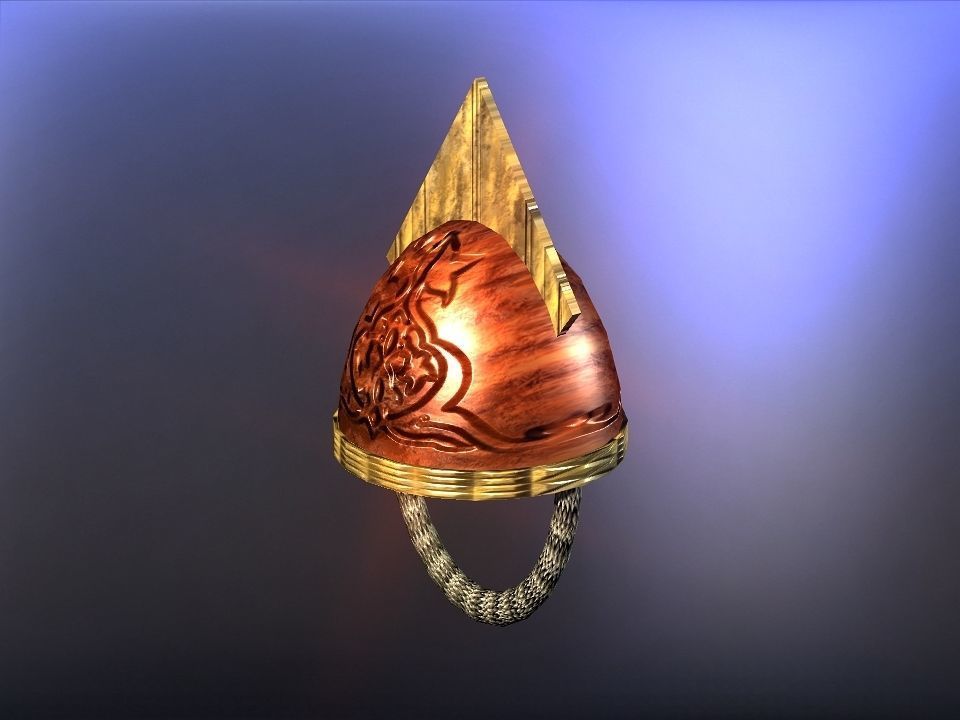 Simple Berserk helmets collection Low-poly 3D model_19