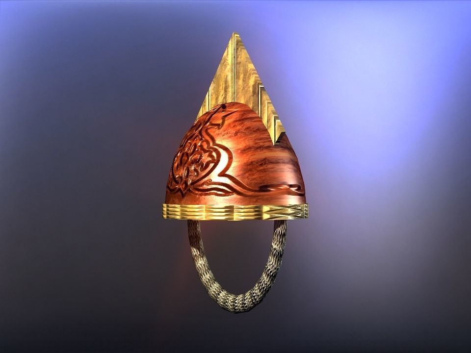 Simple Berserk helmets collection Low-poly 3D model_15