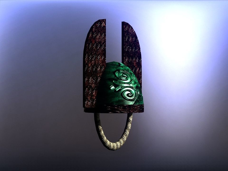 Simple Berserk helmets collection Low-poly 3D model_27