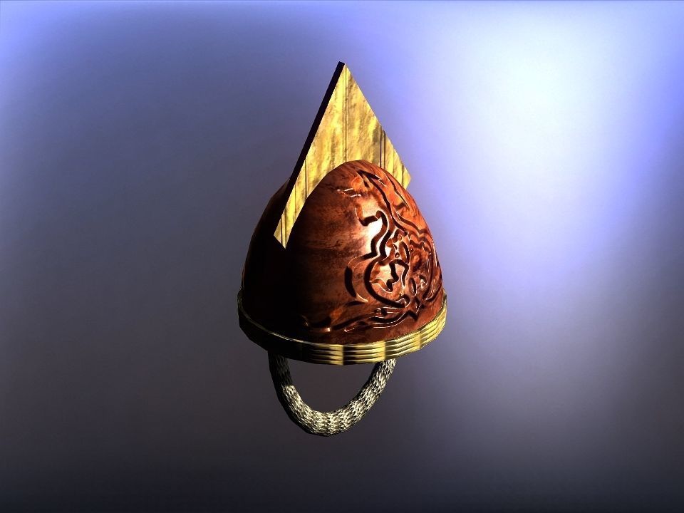 Simple Berserk helmets collection Low-poly 3D model_22