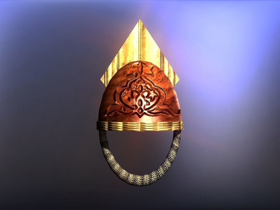 Simple Berserk helmets collection Low-poly 3D model_13