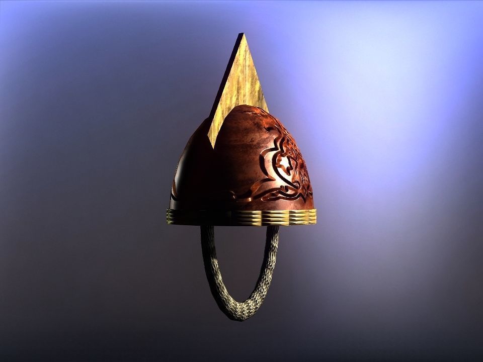 Simple Berserk helmets collection Low-poly 3D model_17