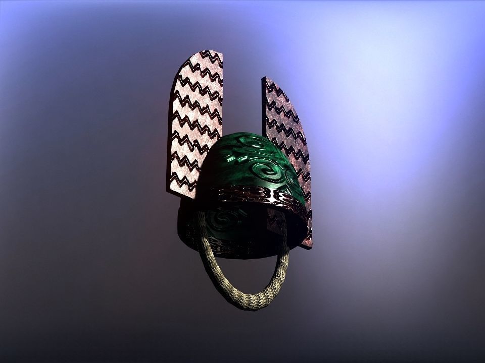 Simple Berserk helmets collection Low-poly 3D model_32