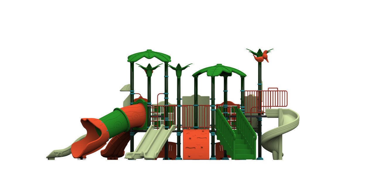 High detailed 3D model playGround kindergarten set  3D model Low-poly 3D model_2