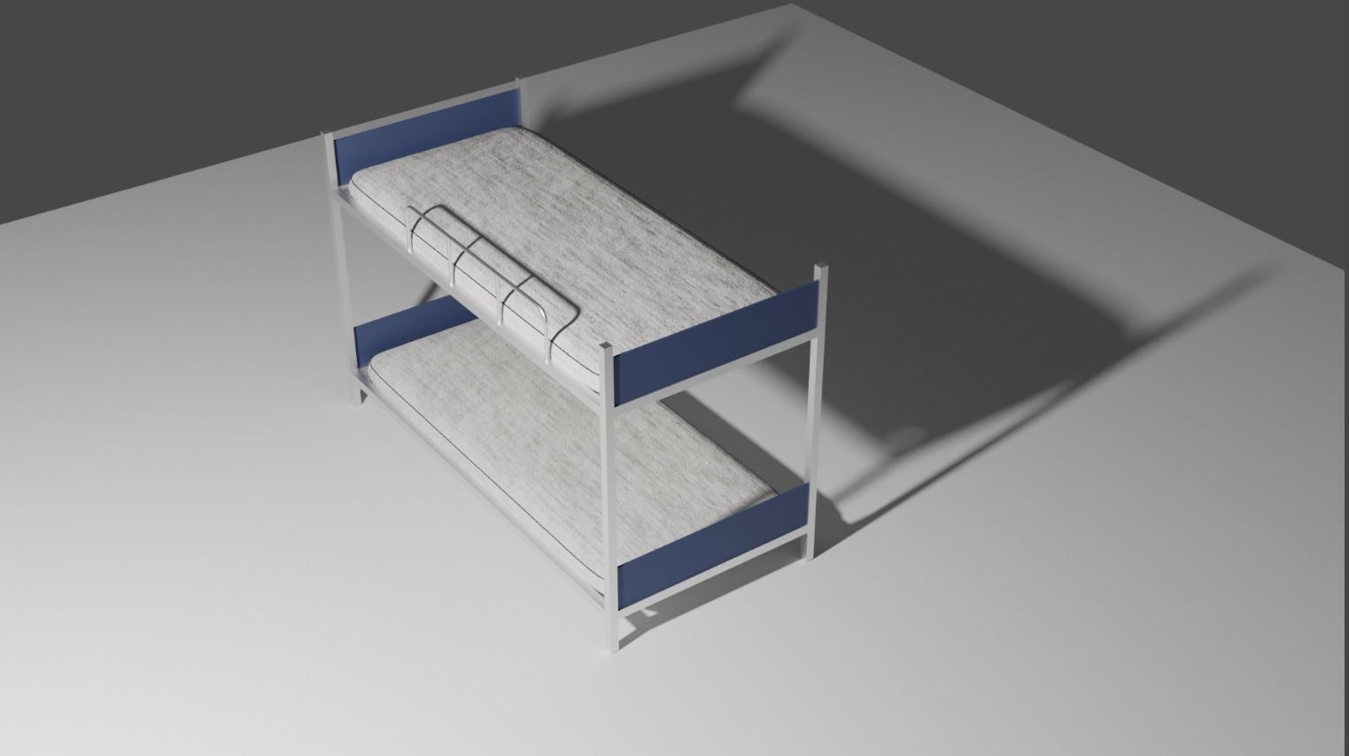 Bunk bed 3D model_16