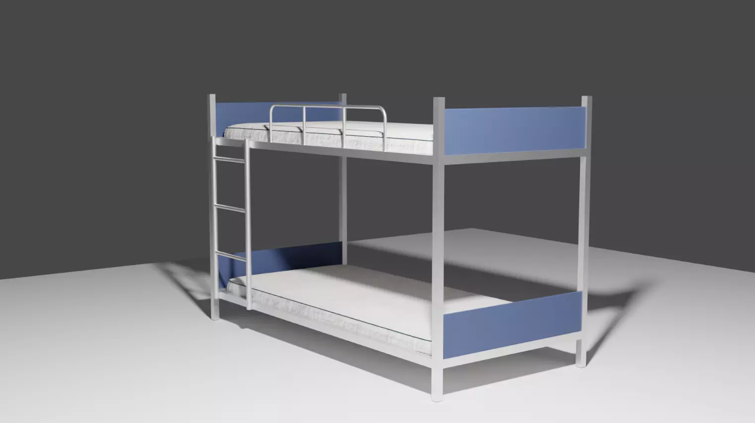 Bunk bed 3D model_0