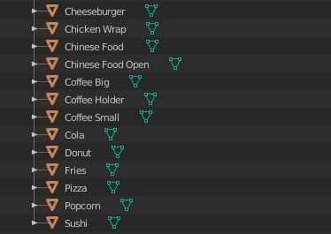 Takeaway Fast Food High G43 Low-poly 3D model_18