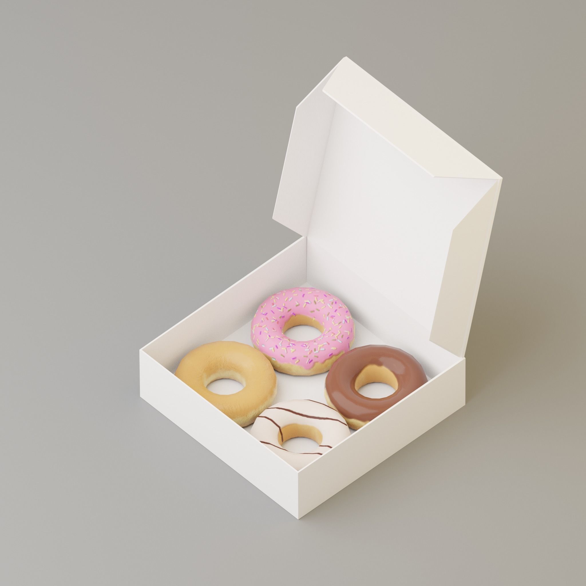 Takeaway Fast Food High G43 Low-poly 3D model_9