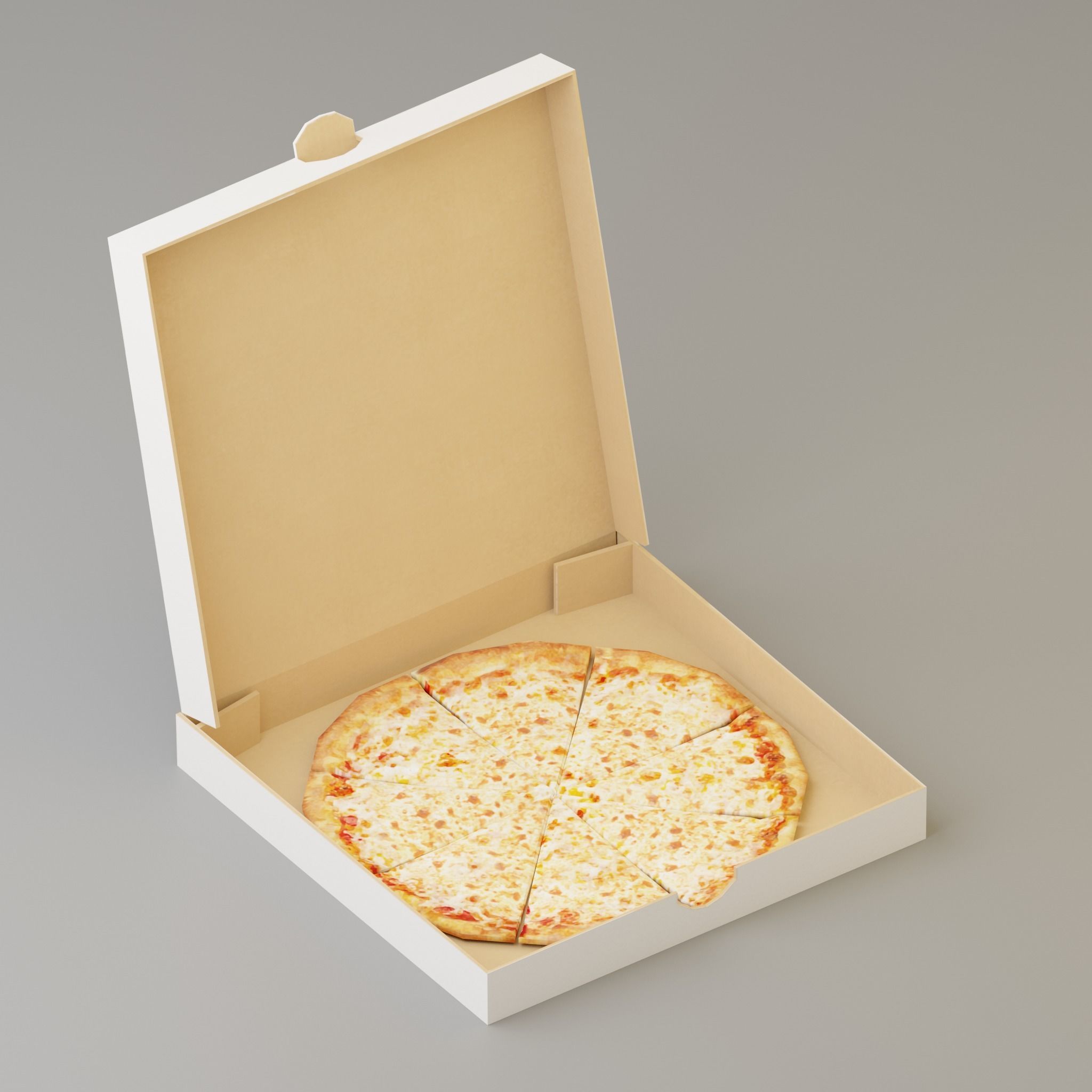 Takeaway Fast Food High G43 Low-poly 3D model_7