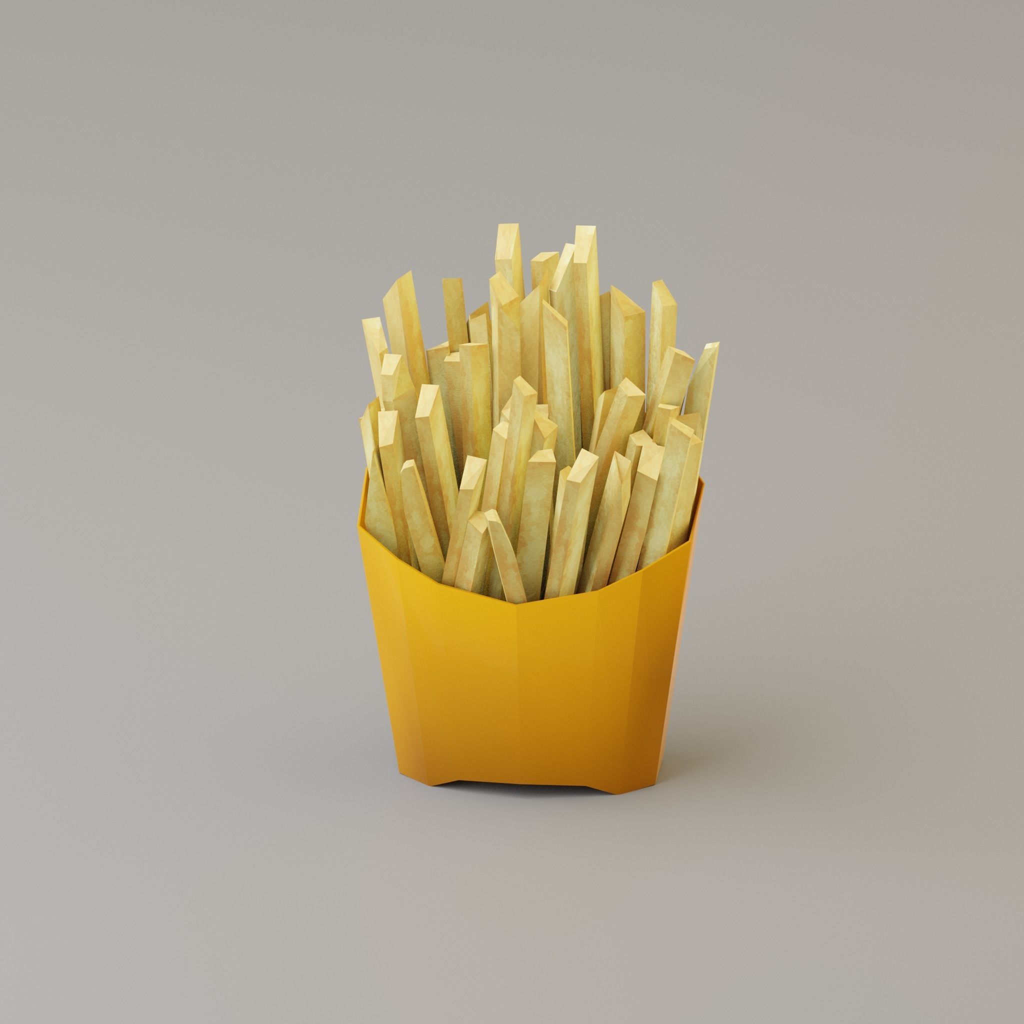 Takeaway Fast Food High G43 Low-poly 3D model_6