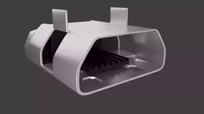USB 2-0 Micro Connector Receptacle