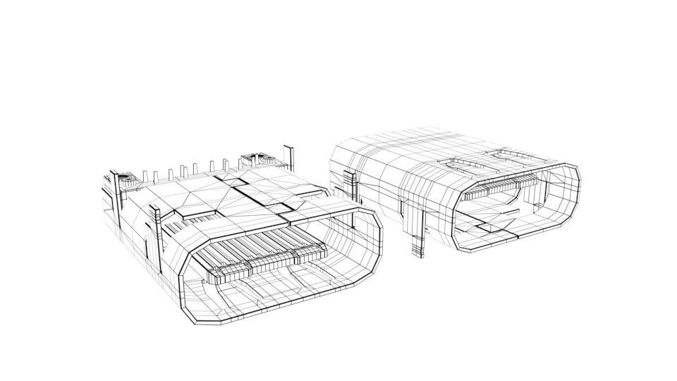 USB 3 1 Type C Female Connector 3D model_2