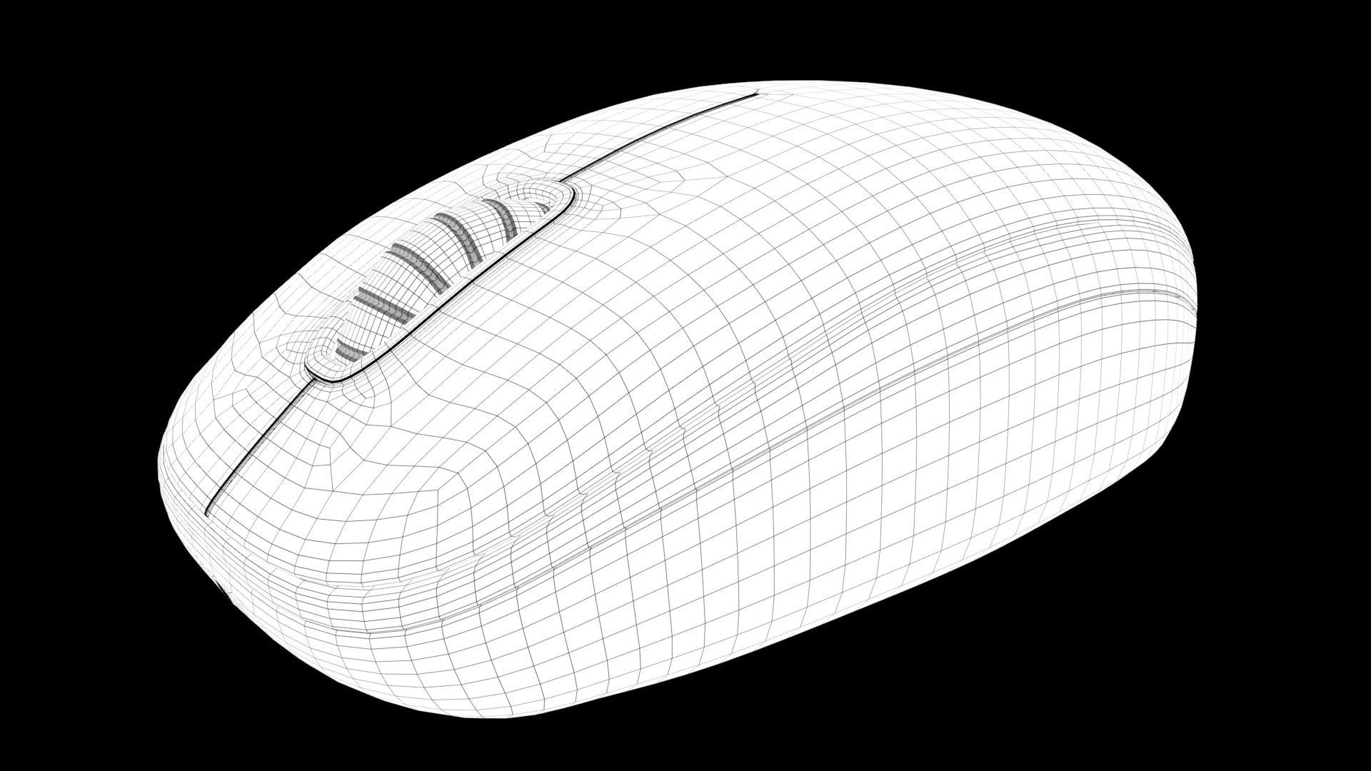 3D Mouse M100 3D model_3