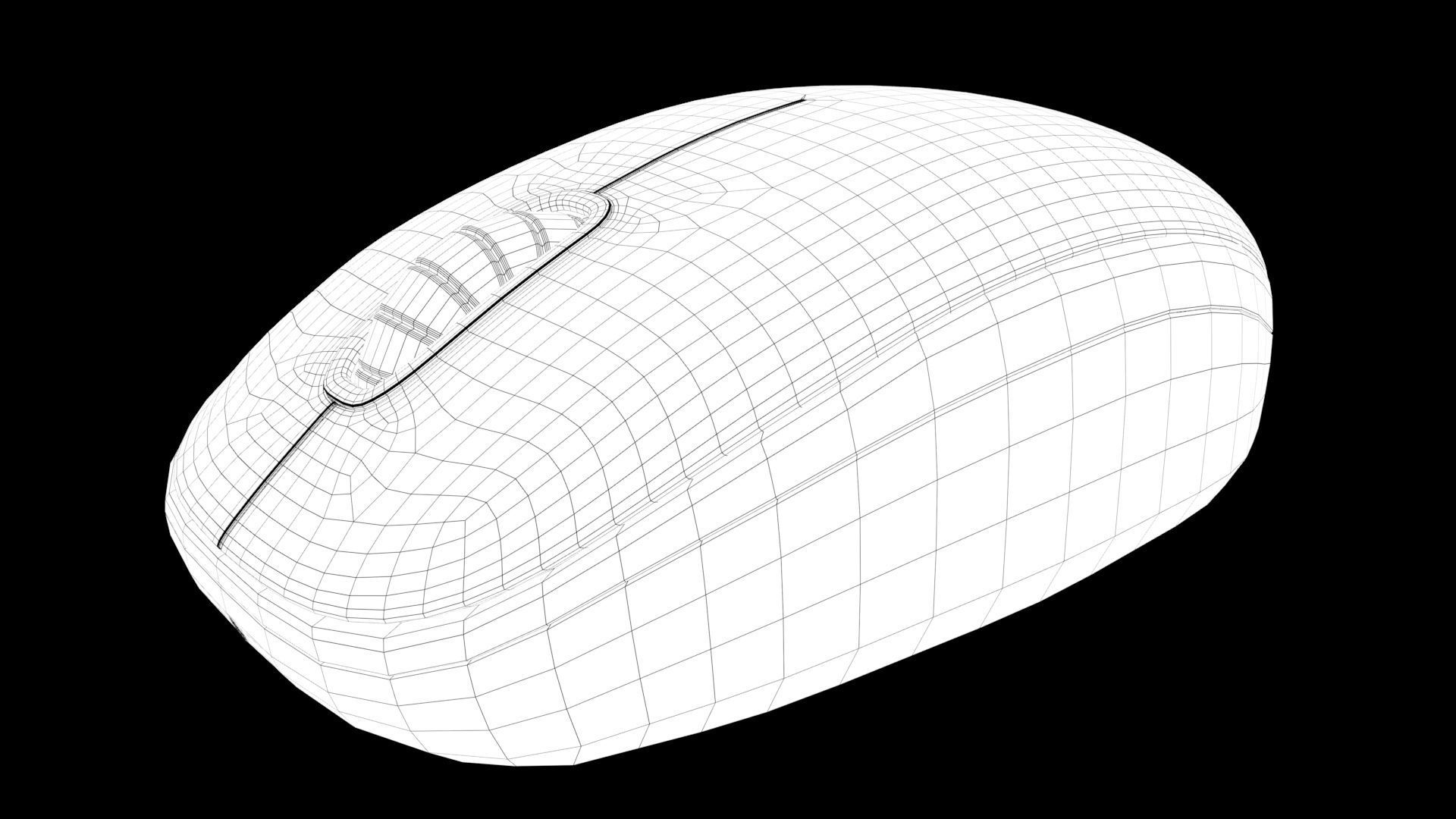 3D Mouse M100 3D model_4