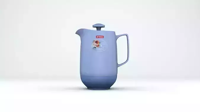 Teapot jug Low-poly 3D model