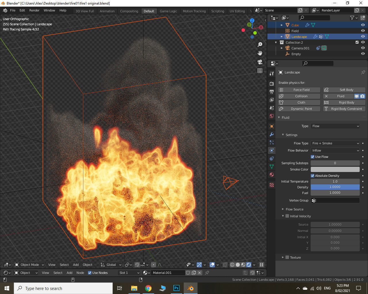 Fire and Smoke 3D model_5