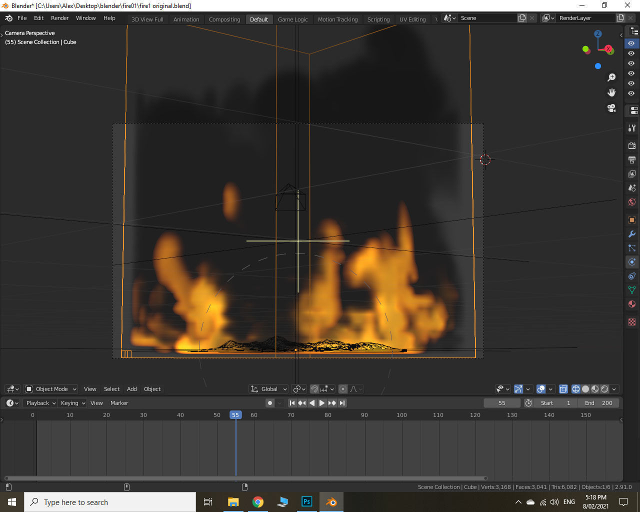Fire and Smoke 3D model_1