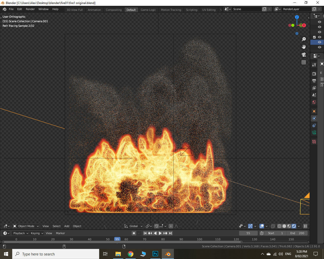 Fire and Smoke 3D model_9