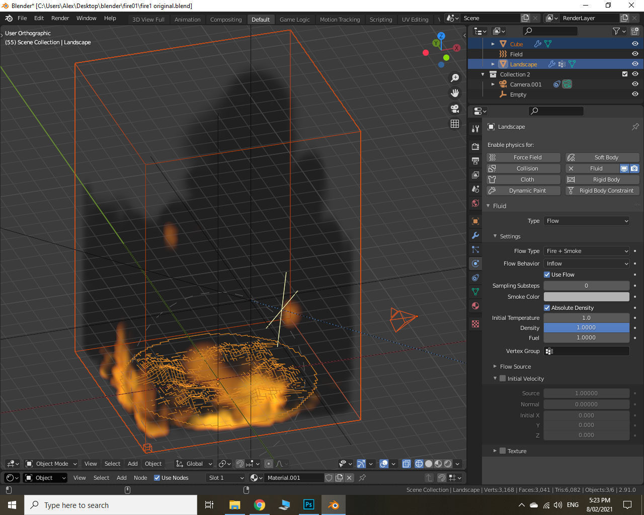 Fire and Smoke 3D model_4