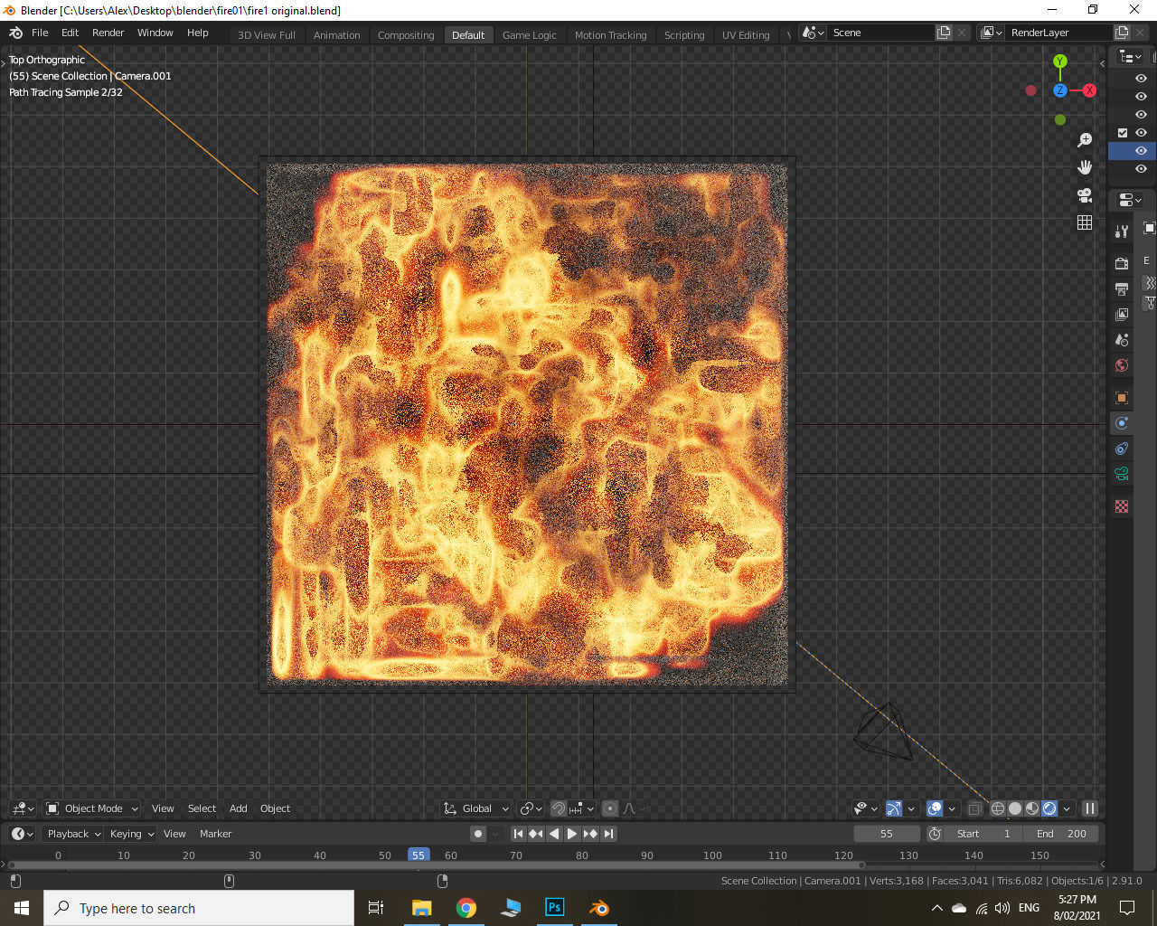 Fire and Smoke 3D model_6