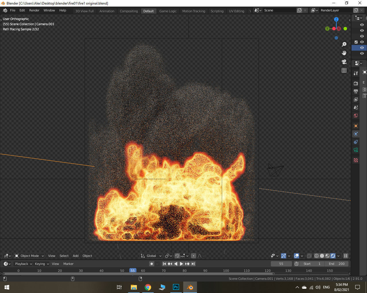 Fire and Smoke 3D model_26