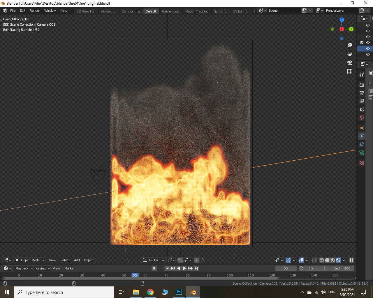 Fire and Smoke 3D model_13