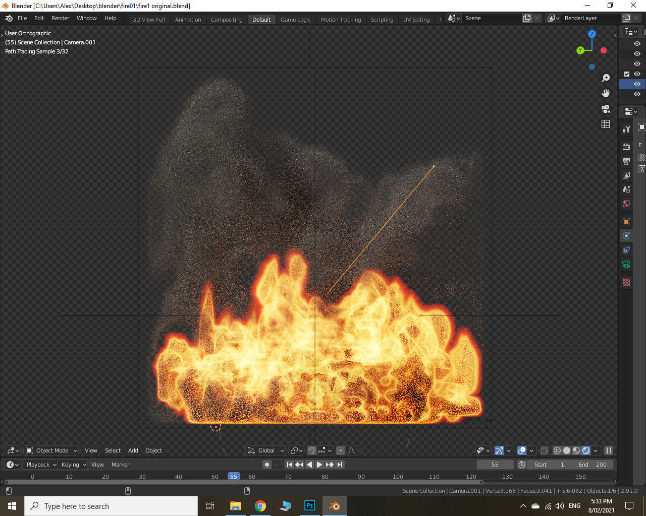 Fire and Smoke 3D model_22