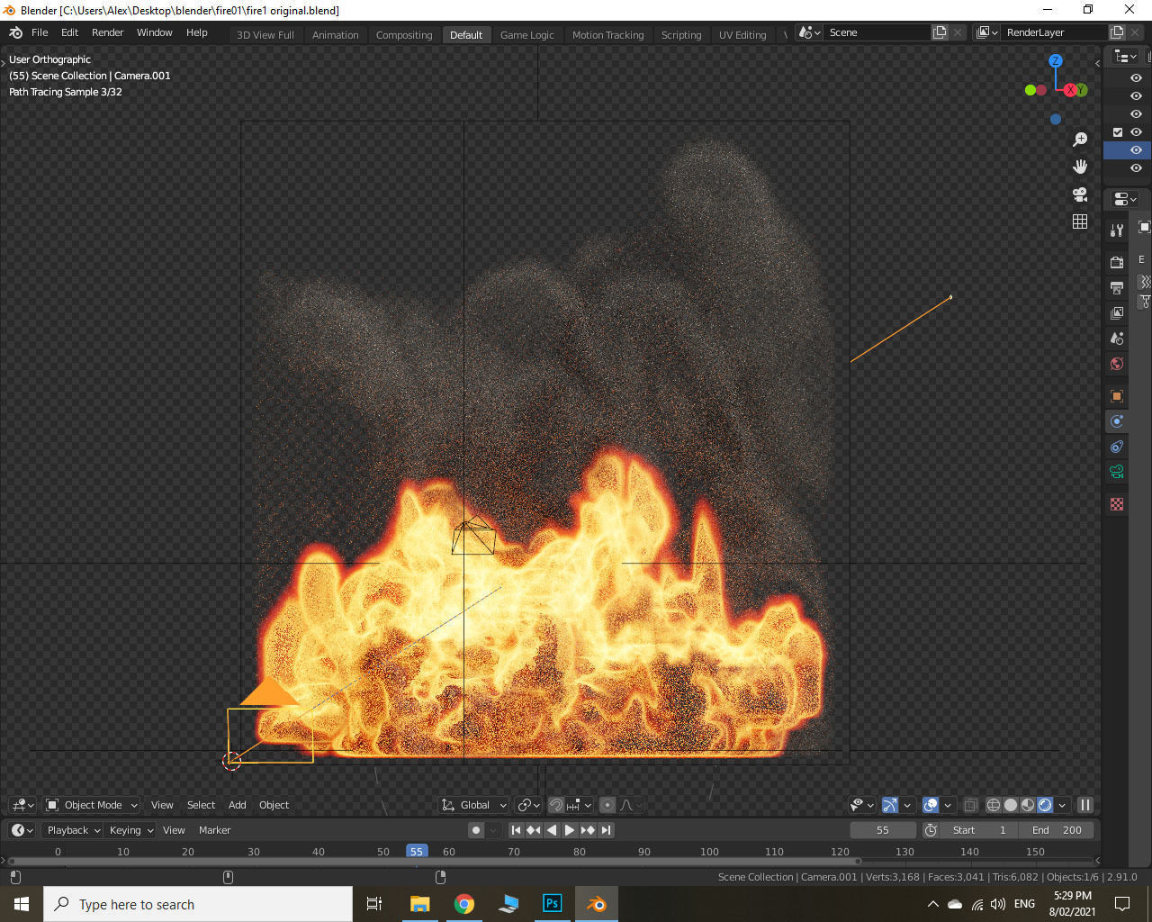 Fire and Smoke 3D model_11