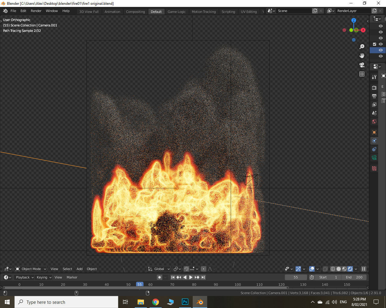 Fire and Smoke 3D model_8