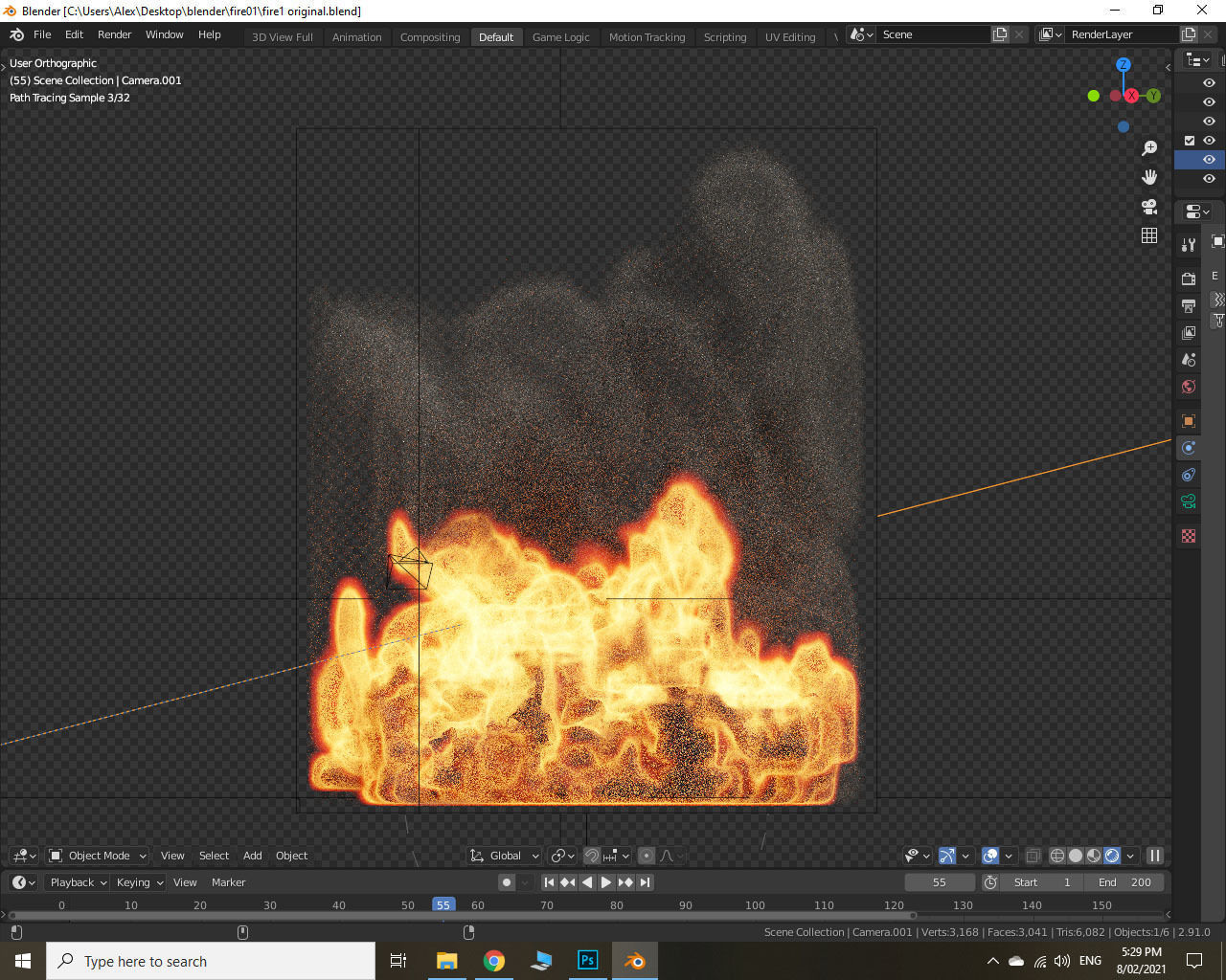 Fire and Smoke 3D model_12