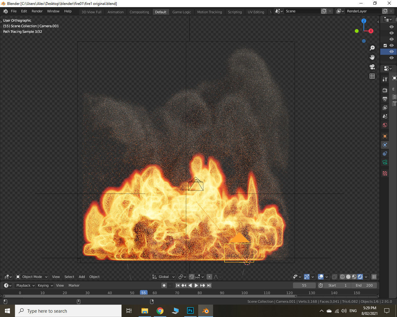 Fire and Smoke 3D model_10