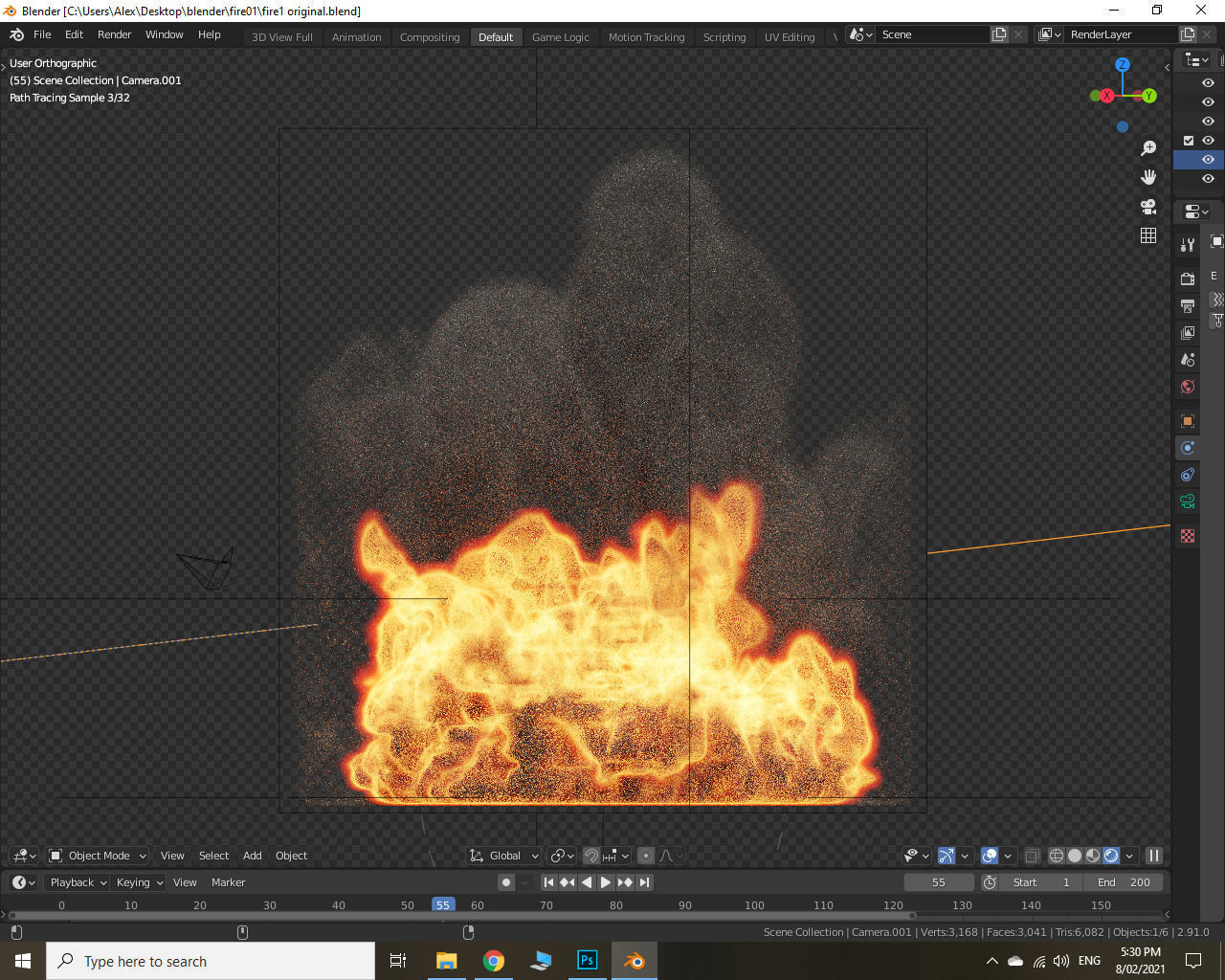 Fire and Smoke 3D model_15