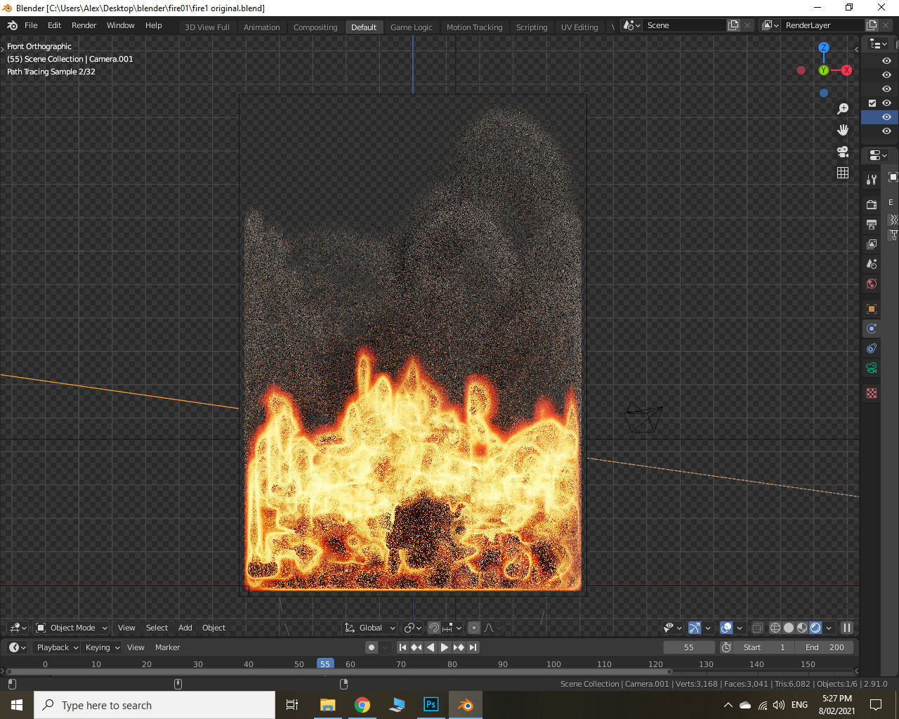 Fire and Smoke 3D model_7