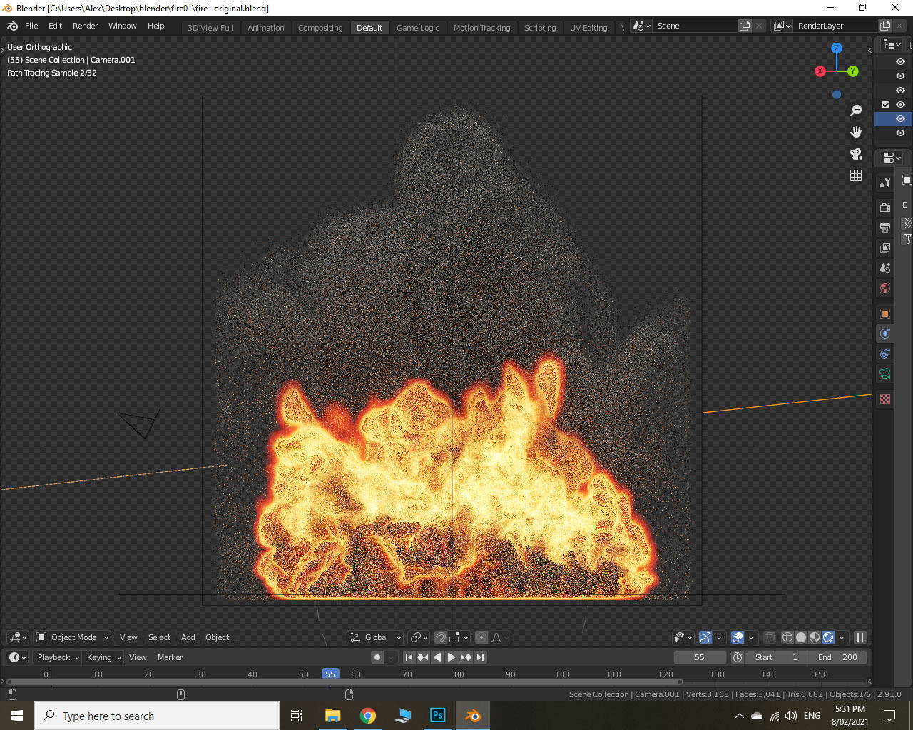 Fire and Smoke 3D model_16
