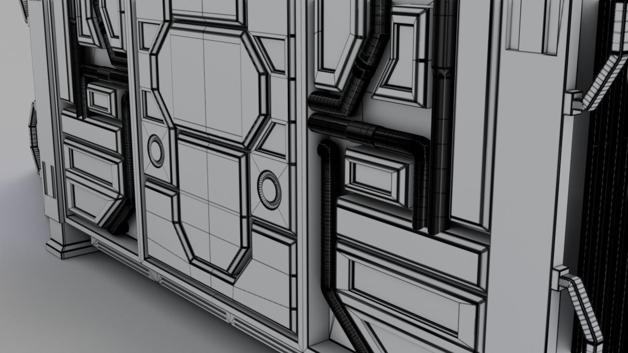 Sci Fi Generator 3D model_19