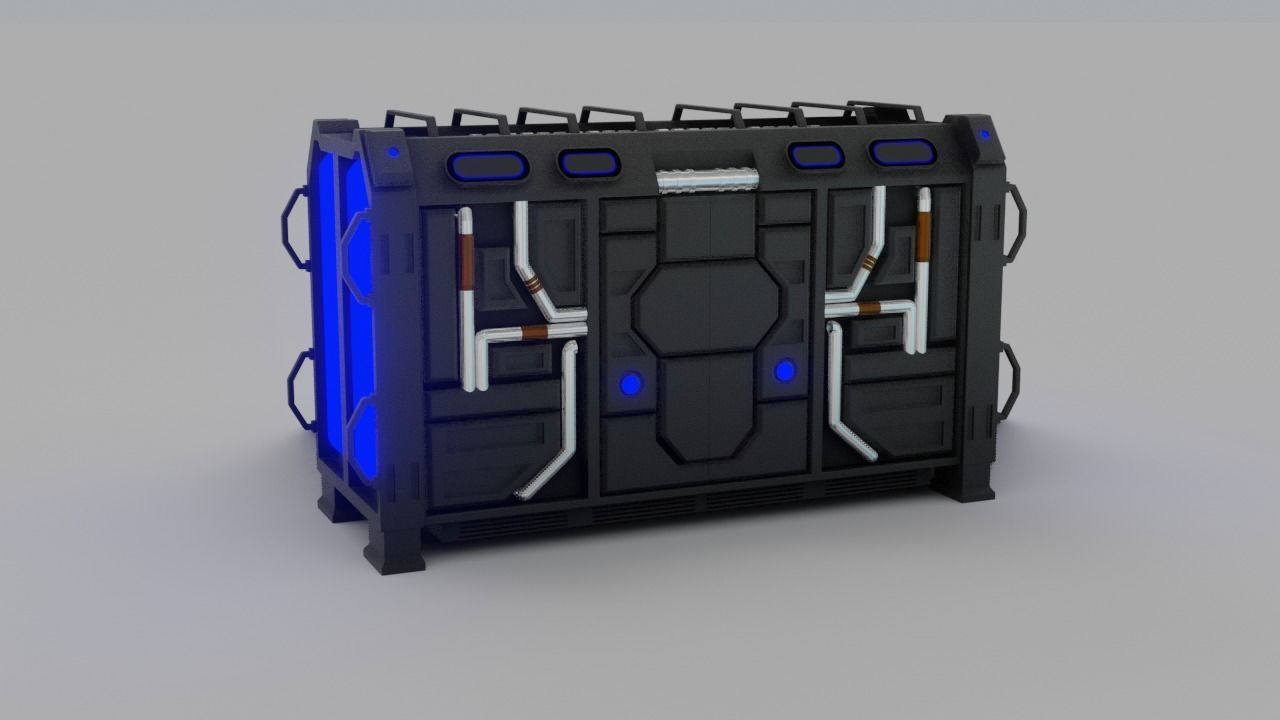 Sci Fi Generator 3D model_5