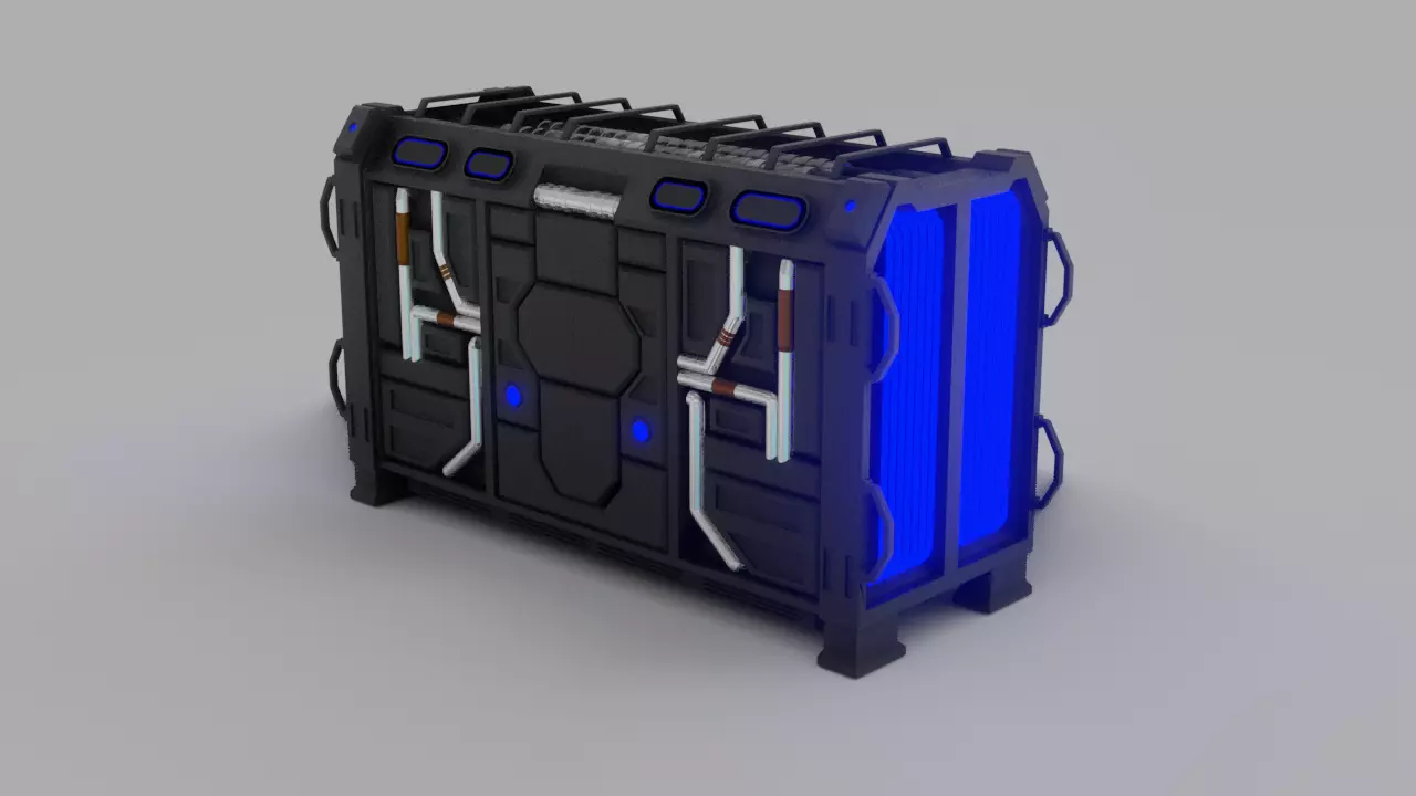 Sci Fi Generator 3D model_0