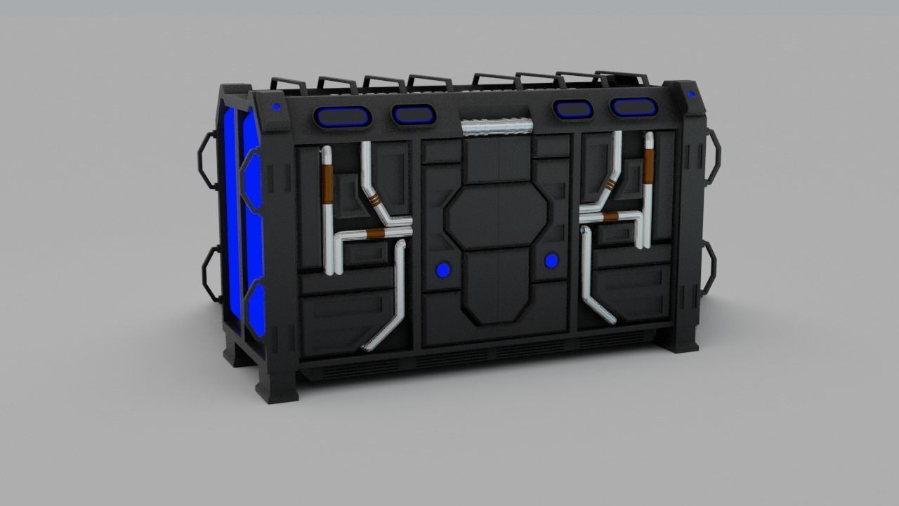 Sci Fi Generator 3D model_25