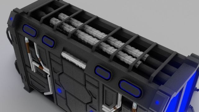 Sci Fi Generator 3D model_9
