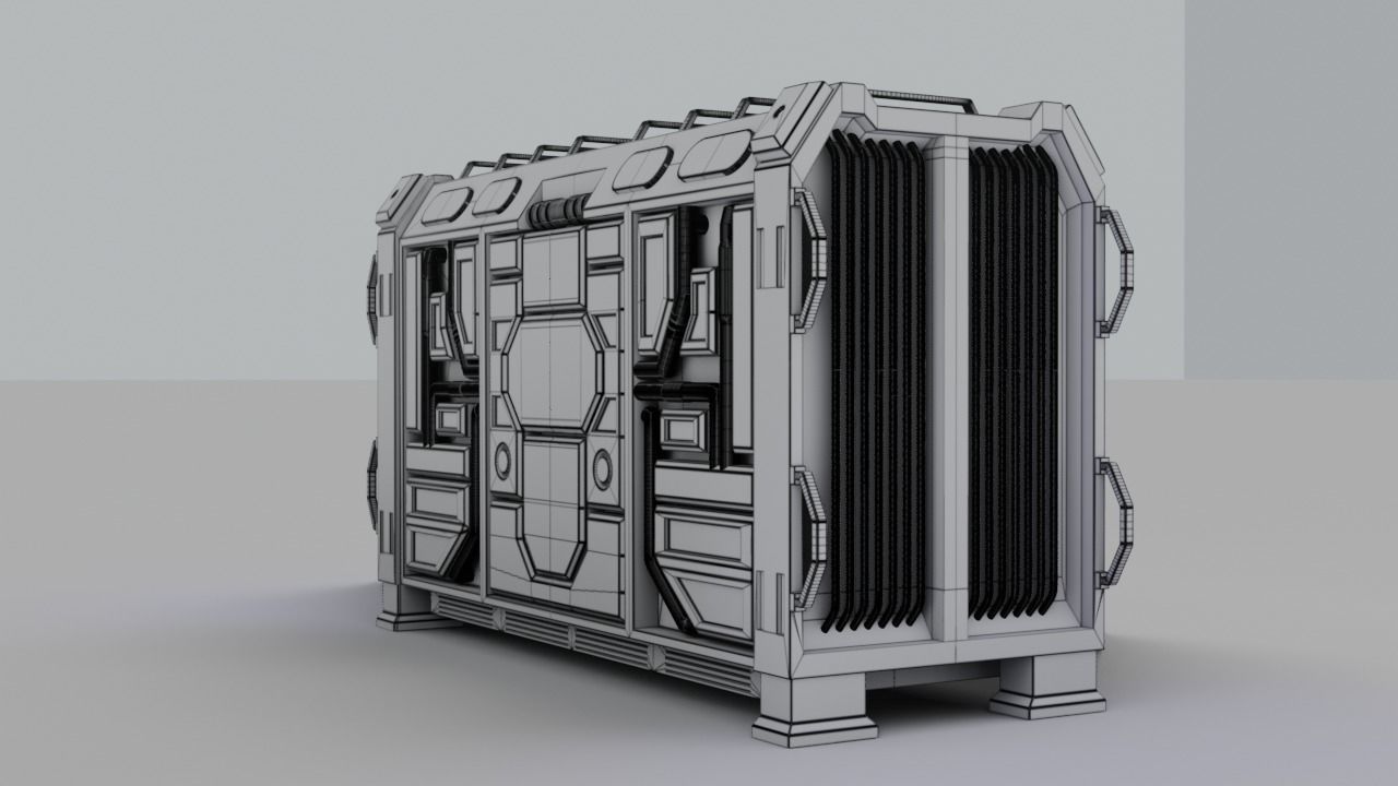 Sci Fi Generator 3D model_15
