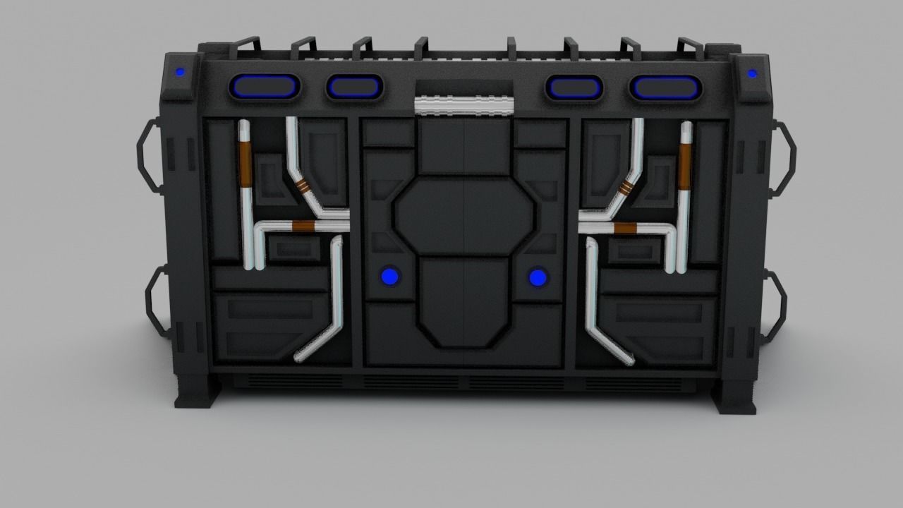 Sci Fi Generator 3D model_22