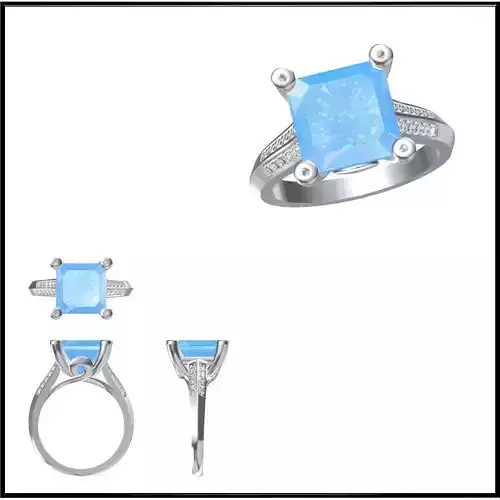 JCD Format  Elegant gold color stone rings for sale 3dm jewelry 