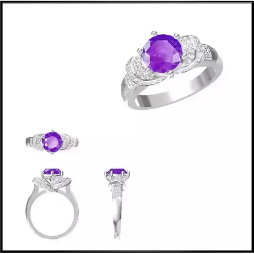 JCD Format Elegant gold color stone rings jewellery design