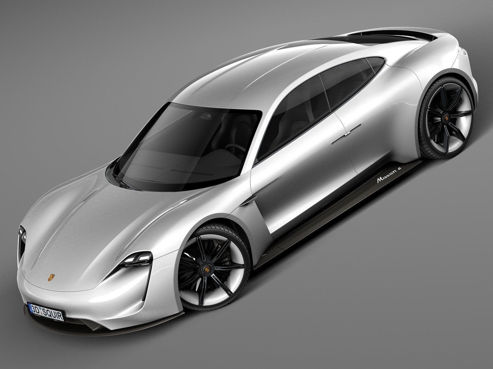 Porsche Mission E Concept 2015 3D model_11