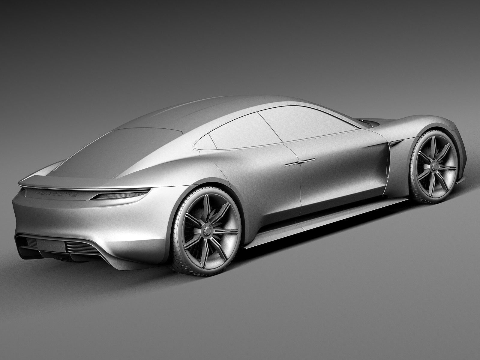 Porsche Mission E Concept 2015 3D model_18