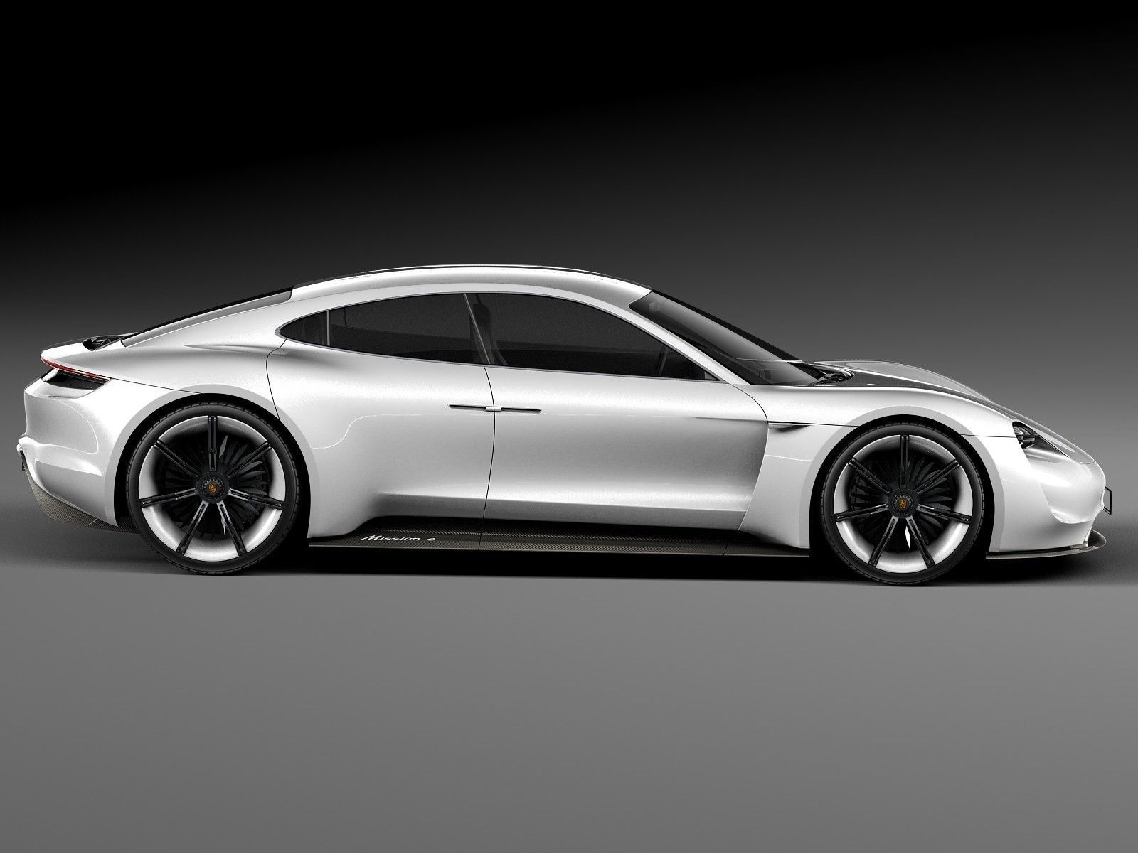 Porsche Mission E Concept 2015 3D model_7
